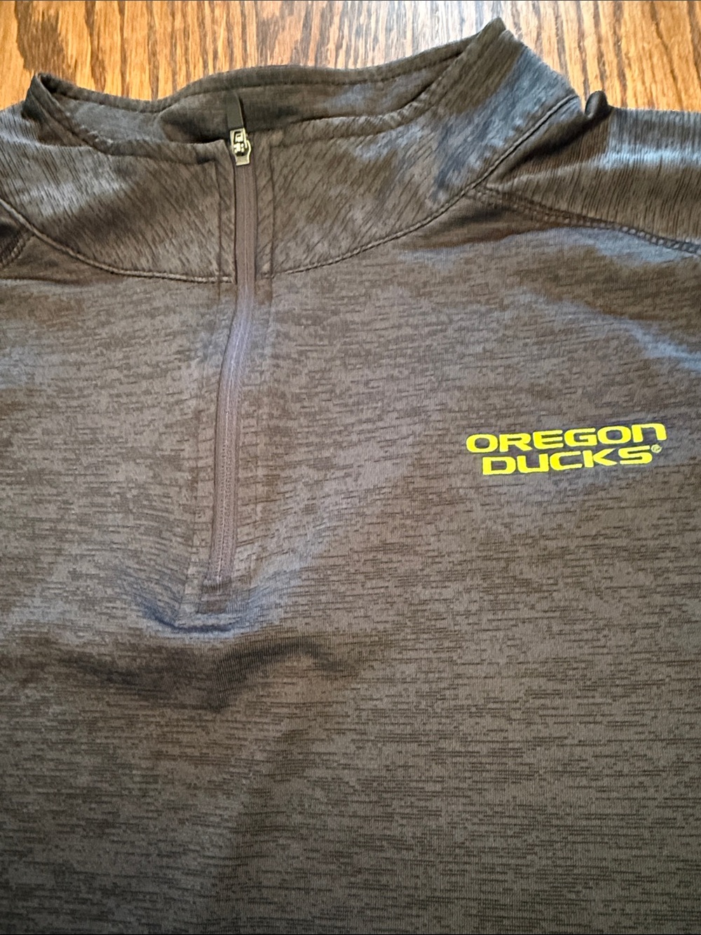 Oregon Ducks Fanatics XXL 1/4 Zip Performance Pullover Long Sleeve